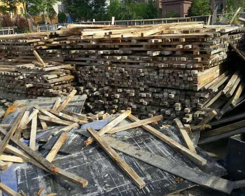 漢中廢舊方木模板回收